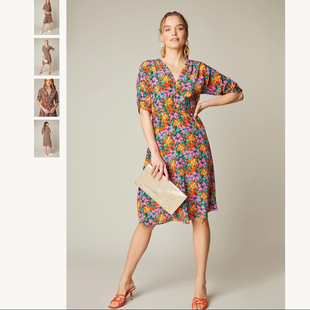 Tucker Market Dress - in Marissa’s Mural Navy